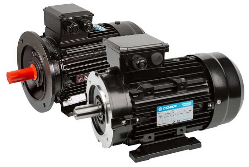 Motor eléctrico trifásico CEMER de aluminio