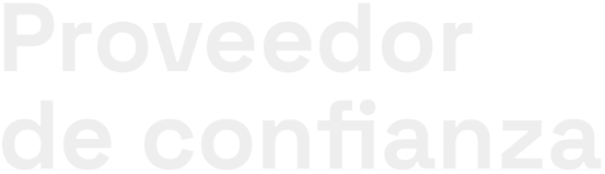 Proveedor de confianza. Servicios Cemer